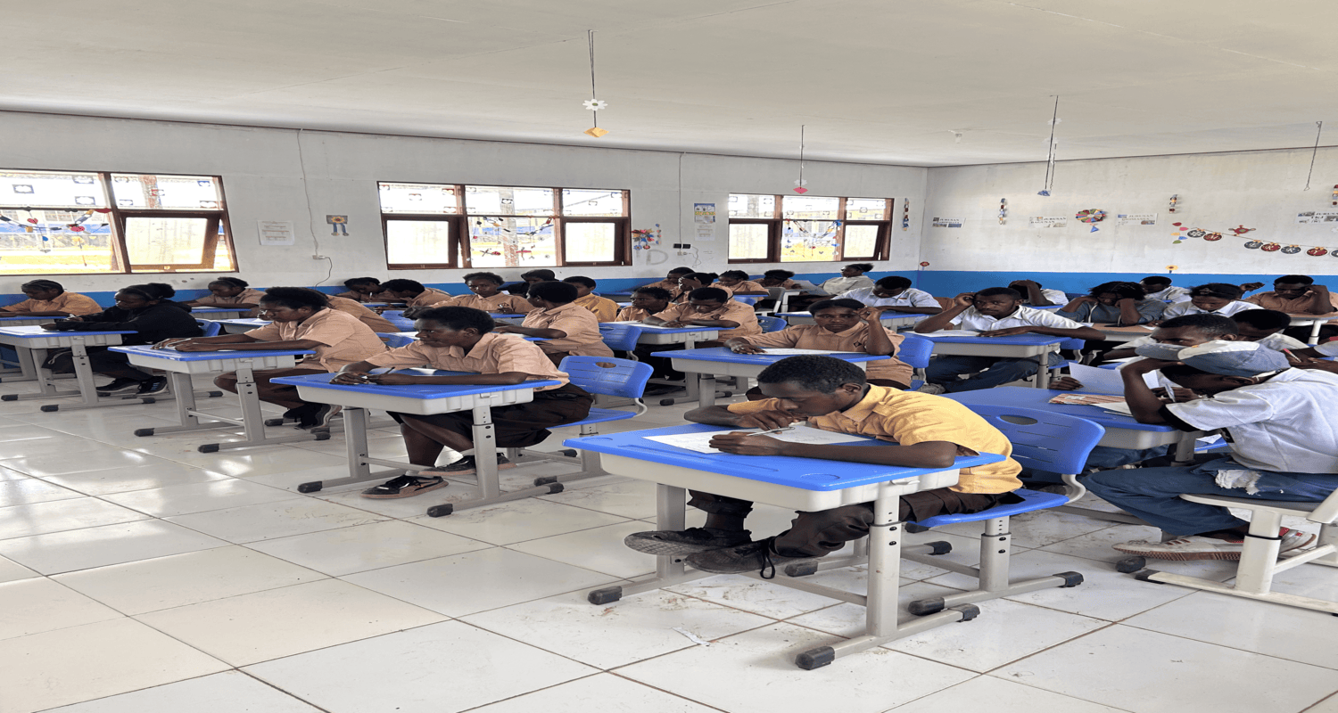 PELATIHAN BAHASA INGGRIS DI PAPUA TENGAH DIMULAI DENGAN PLACEMENT TEST DI KABUPATEN PANIAI